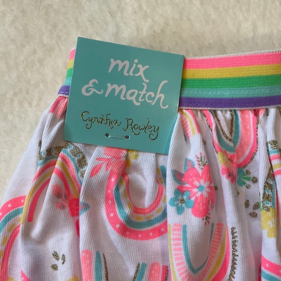 Kids Cynthia Rowley Mix and Match Rainbow Skort - Picture 3 of 6